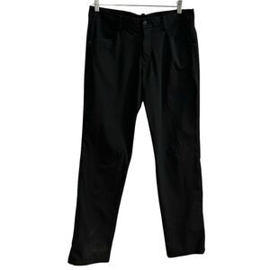Lululemon Men's Black Slim Fit Dress Pants Size 36 Casual